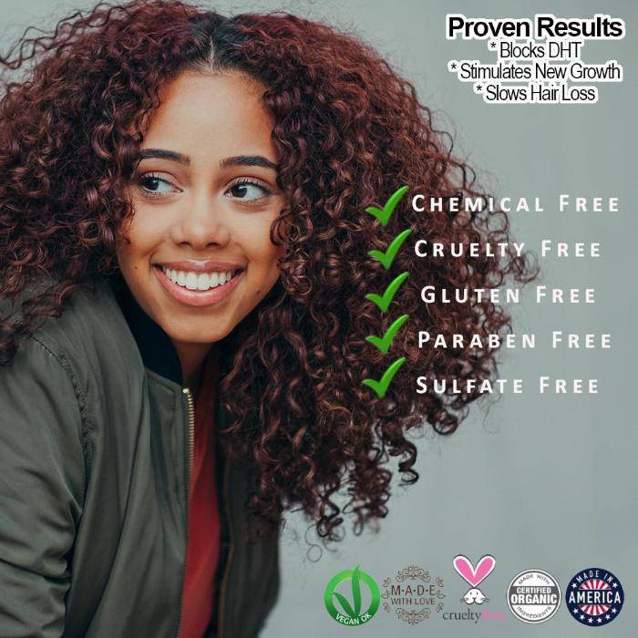 Momentum's Organic Caffeine Hair Growth Shampoo